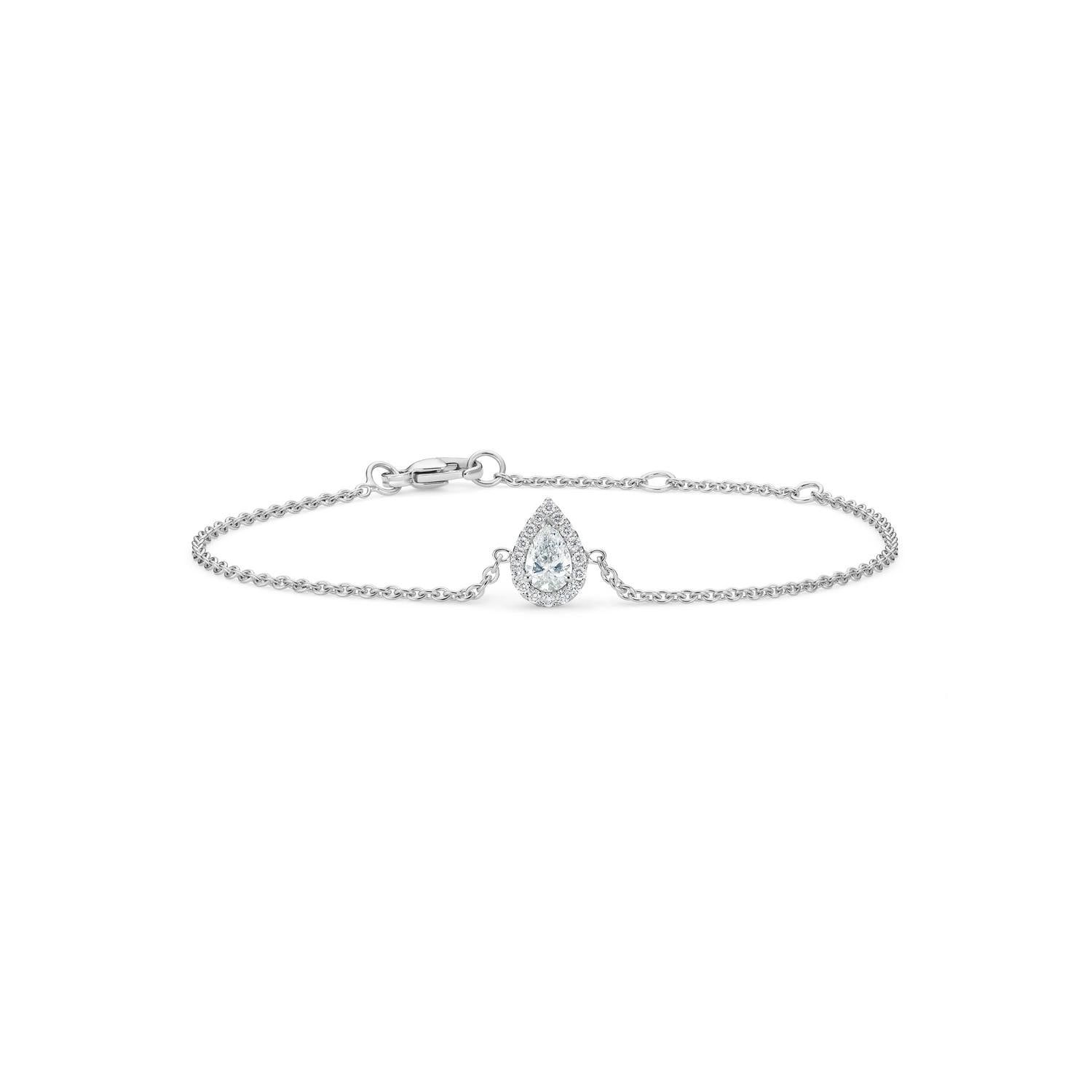 MIKOSA Pear-Shaped Diamond Bracelet