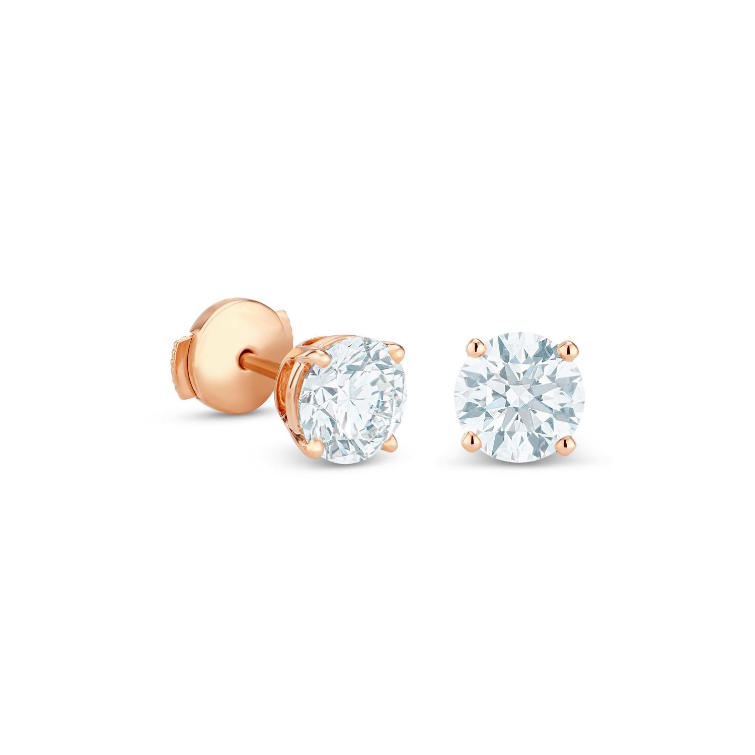 MIKOSA Classic Round Brilliant Diamond Studs