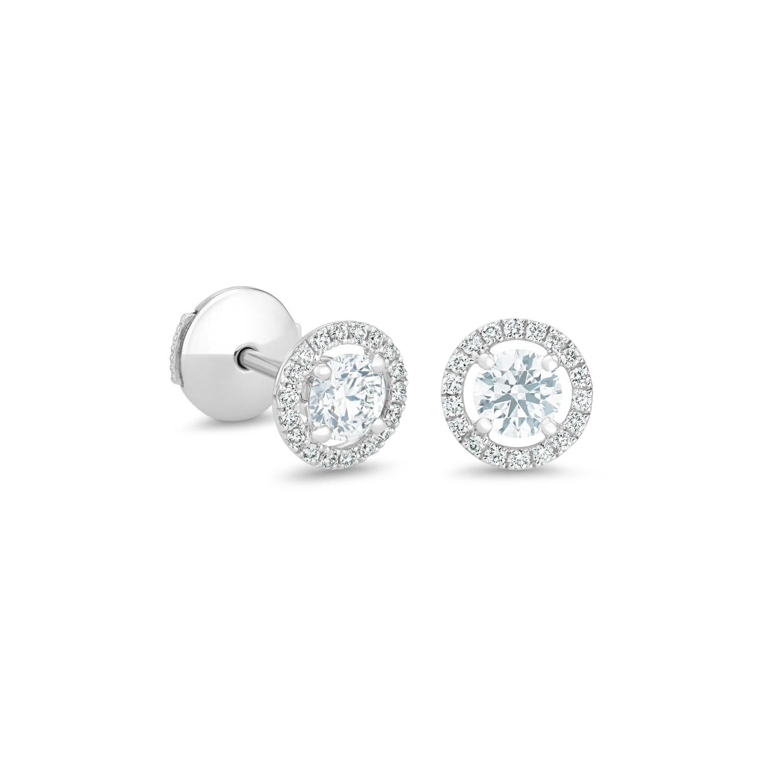 MIKOSA Round Brilliant Diamond Studs