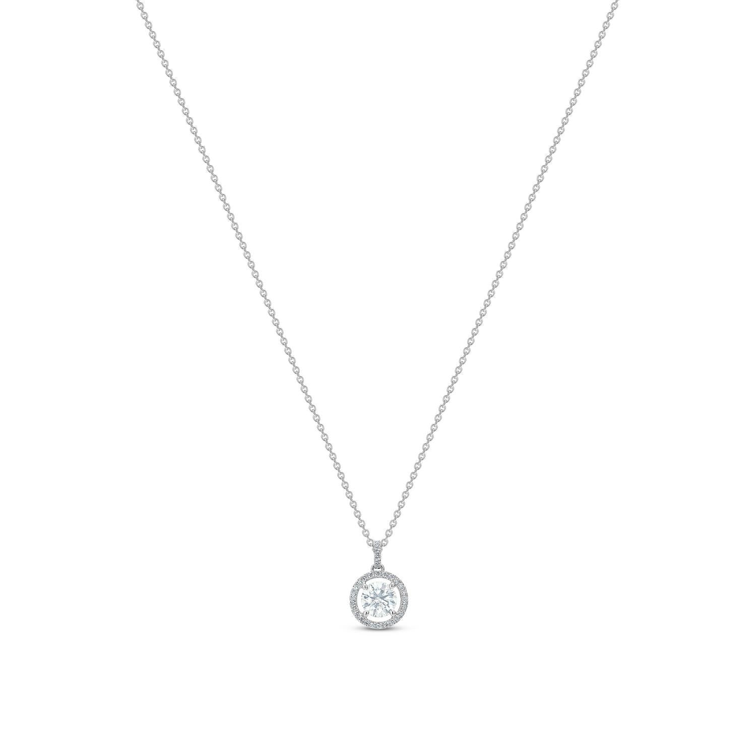 MIKOSA Round Brilliant Diamond Pendant