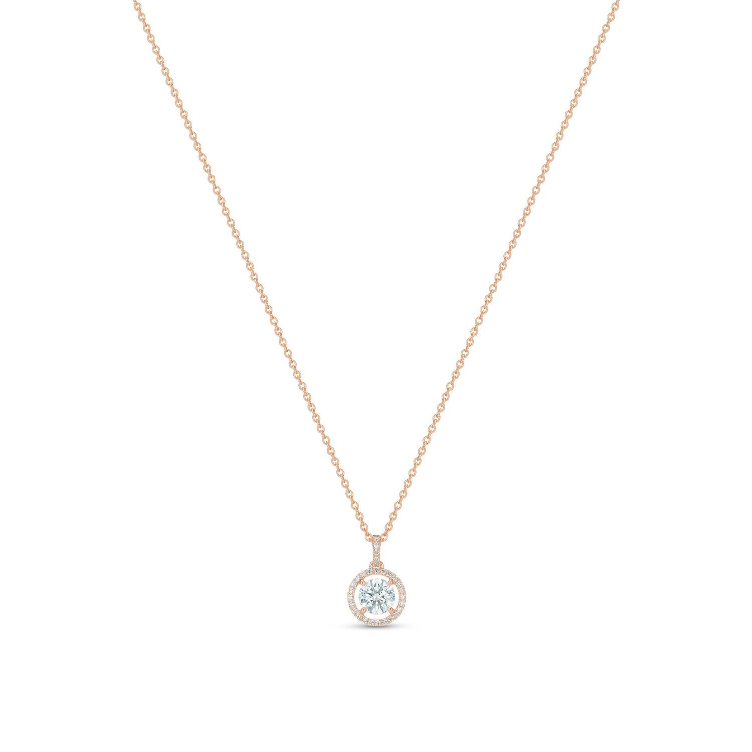 MIKOSA Round Brilliant Diamond Pendant