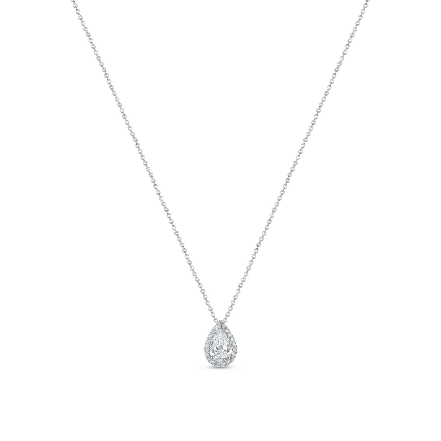 MIKOSA Pear-Shaped Diamond Pendant