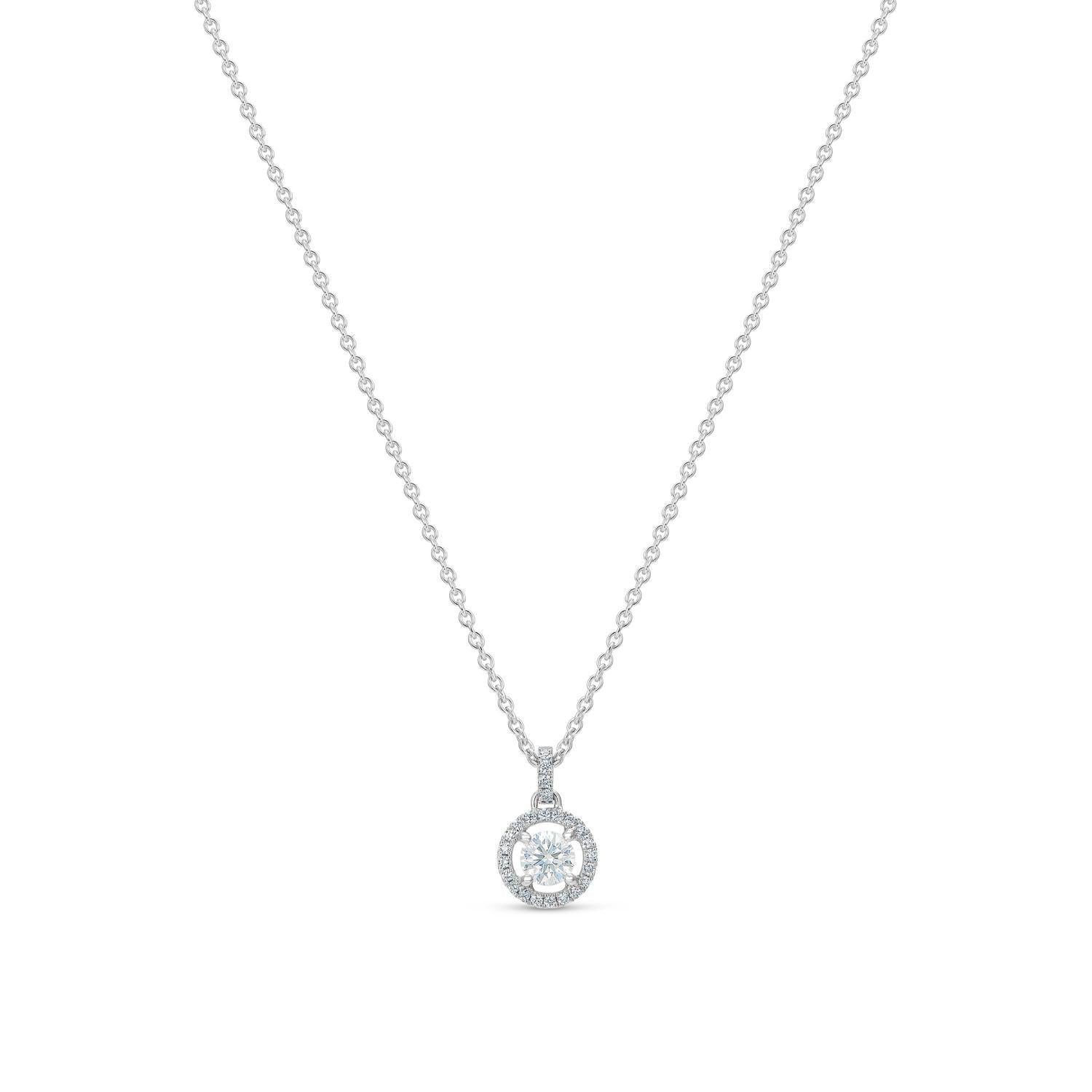 MIKOSA Round Brilliant Diamond Pendant