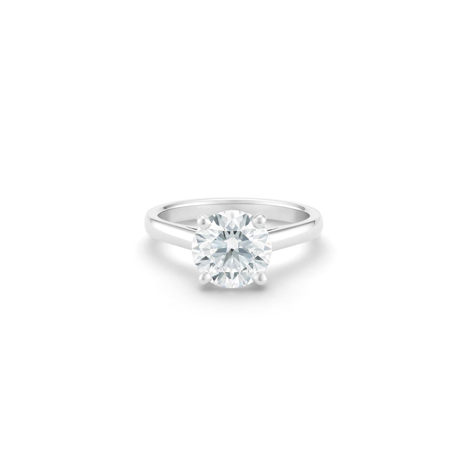 MIKOSA Classic Round Brilliant Diamond Ring