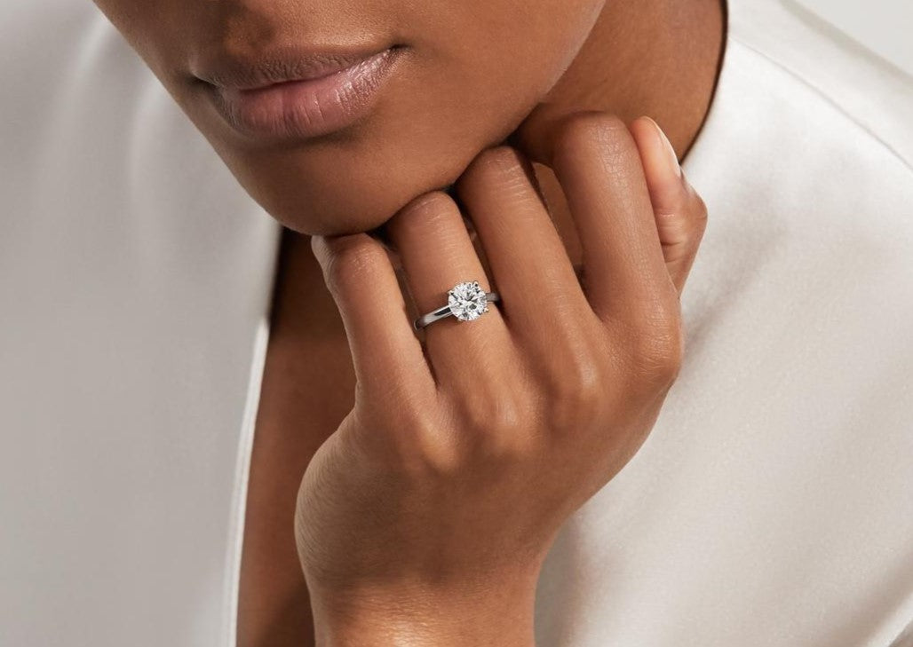 MIKOSA Classic Round Brilliant Diamond Ring