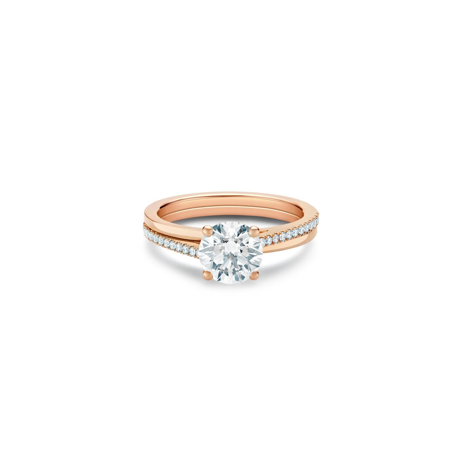 MIKOSA Promise Round Brilliant Diamond Ring