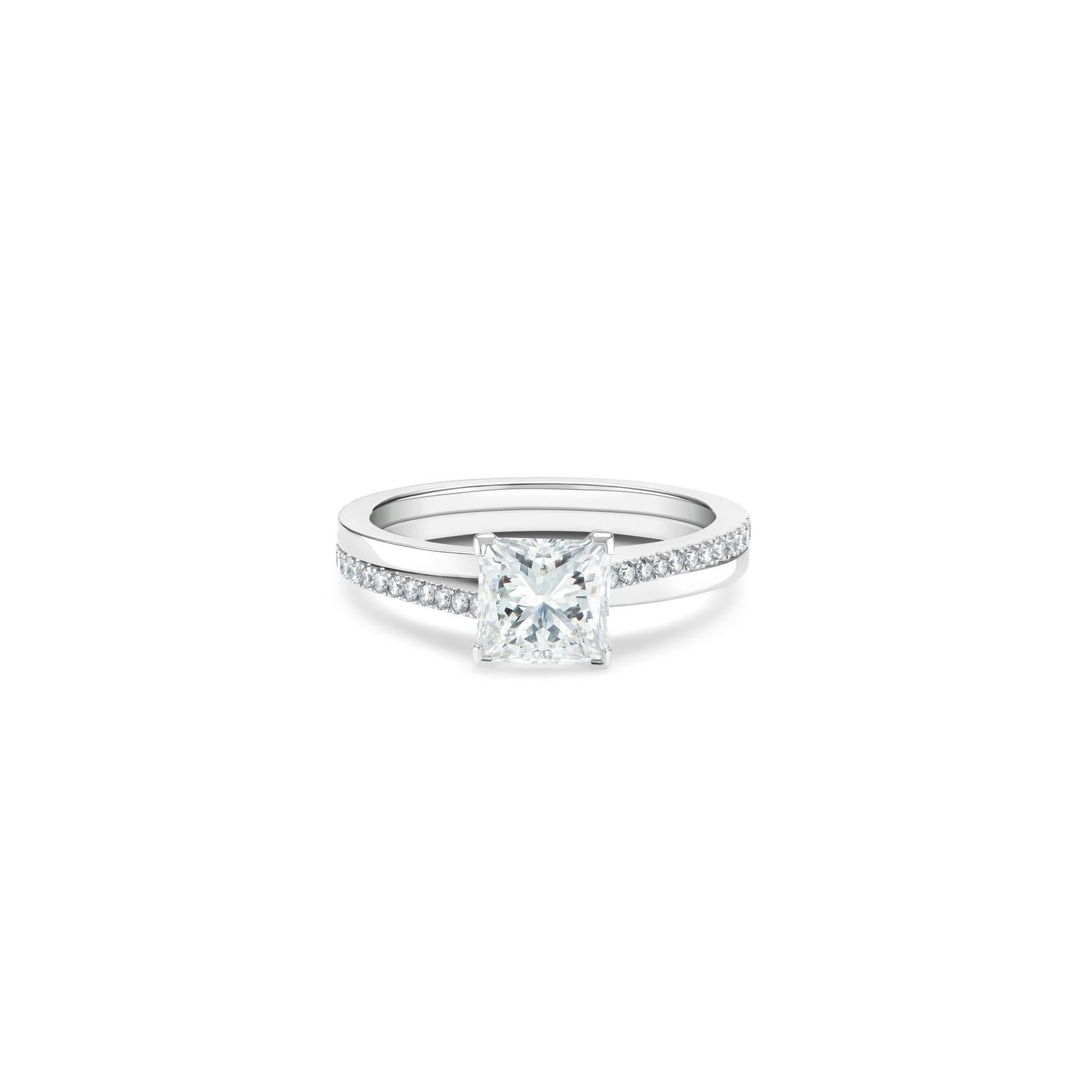 MIKOSA Promise Princess-Cut Diamond Ring