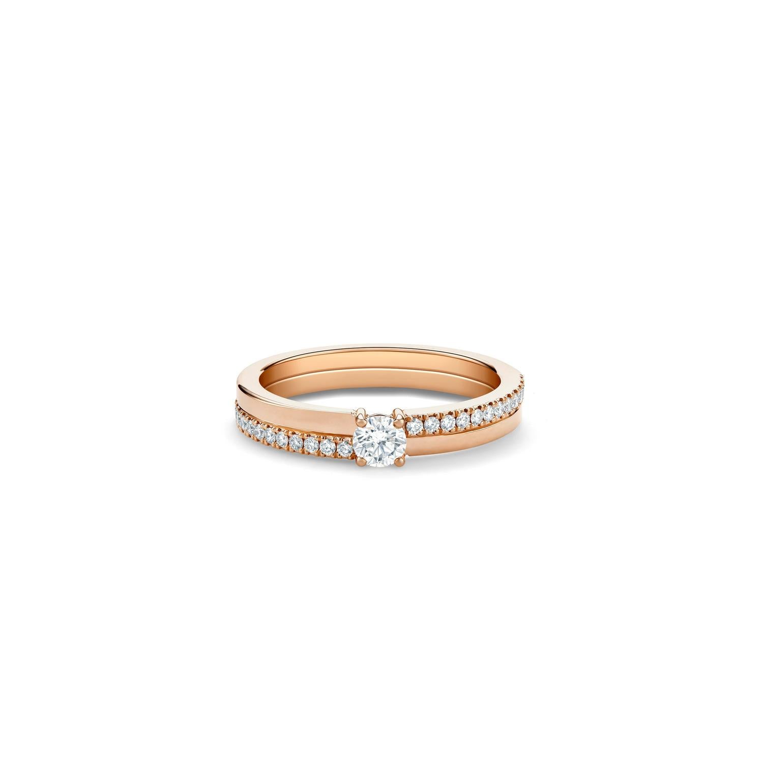 MIKOSA Promise Small Round Brilliant Diamond Ring