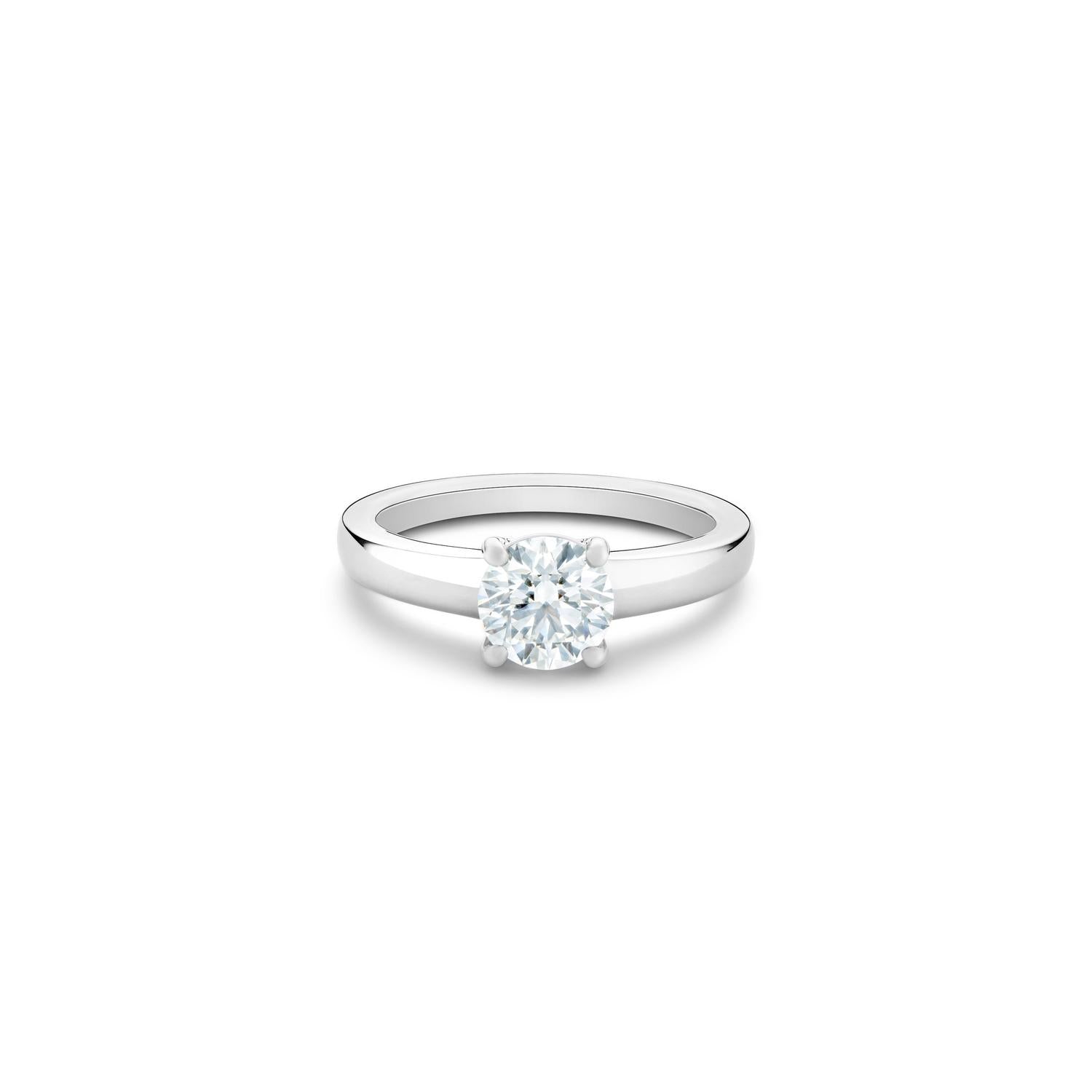 MIKOSA Signature Round Brilliant Diamond Ring