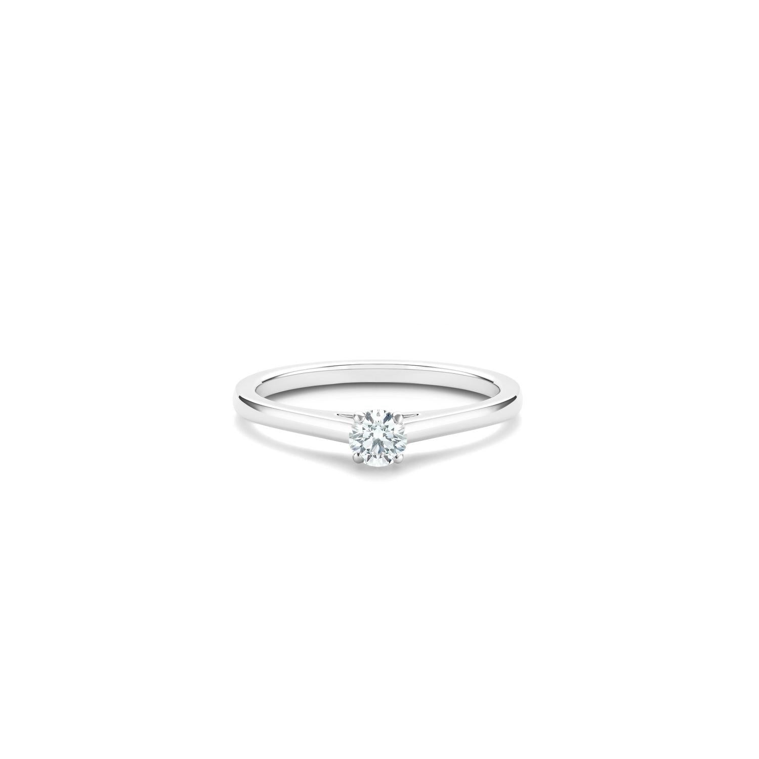 MIKOSA Classic Round Brilliant Diamond Ring