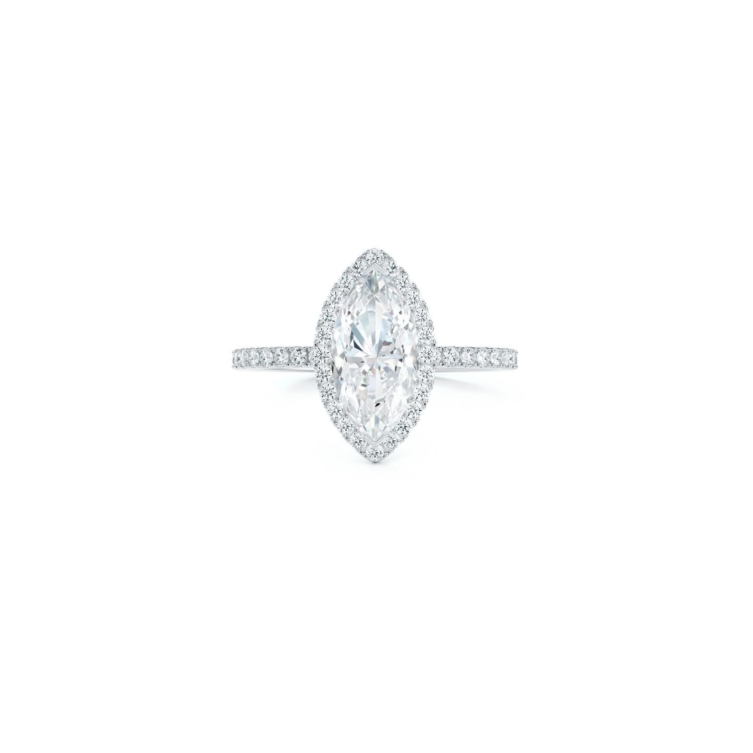 MIKOSA Marquise-Shaped Diamond Ring