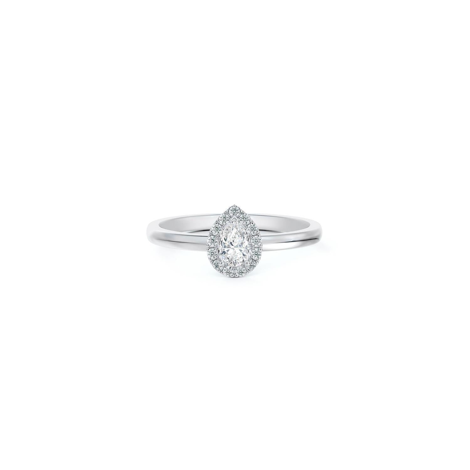 MIKOSA Pear-Shaped Diamond Ring