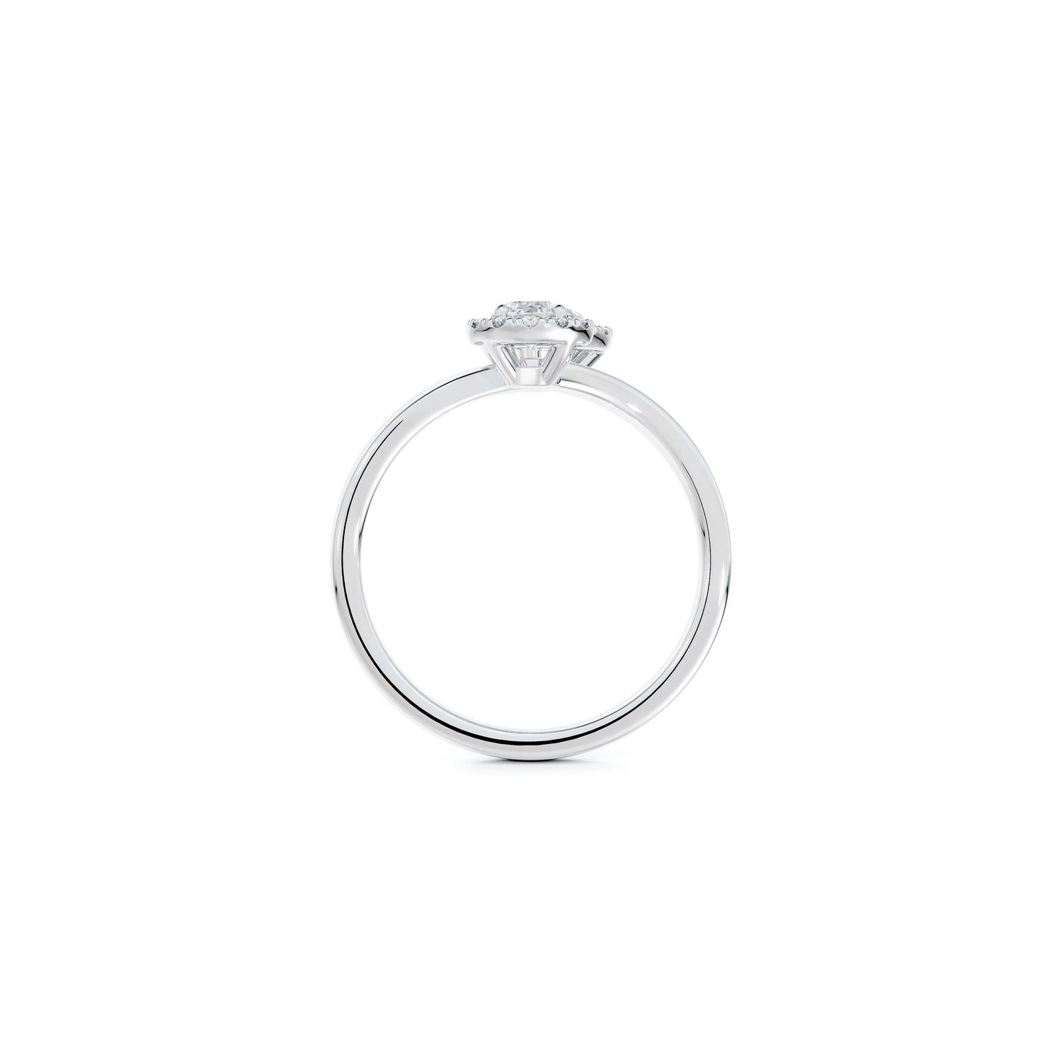 MIKOSA Toi & Moi Pear-Shaped And Round Brilliant Diamond Ring